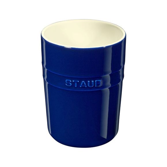 Staub Kitchen Staub Dark Blue Navy Blue Ceramic Utensil Holder
